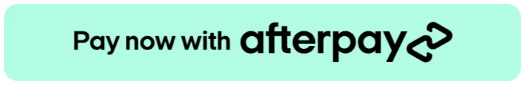 Mint payment button with the text Pay now with and a black Afterpay wordmark