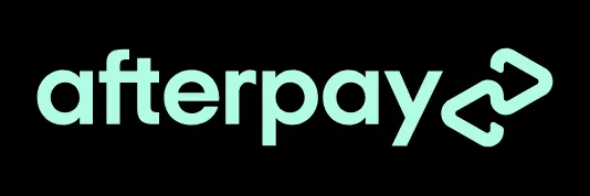 Mint Afterpay wordmark on black