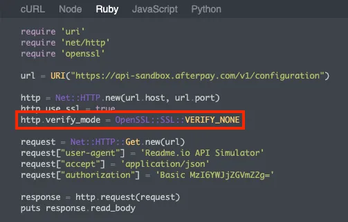 Ruby Code Samples